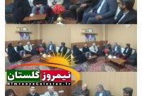 دیدار حاج محمد آذری، بنیان‌گذار مؤسسه بنیاد نیمروز سیستانی‌ها، با پروفسور رجبی، ریاست دانشگاه شمس گنبدکاووس