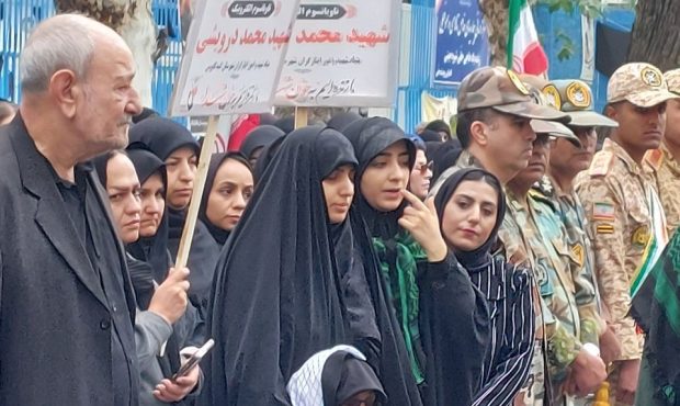 تشییع پیکر مطهر شهید محمد درویشی