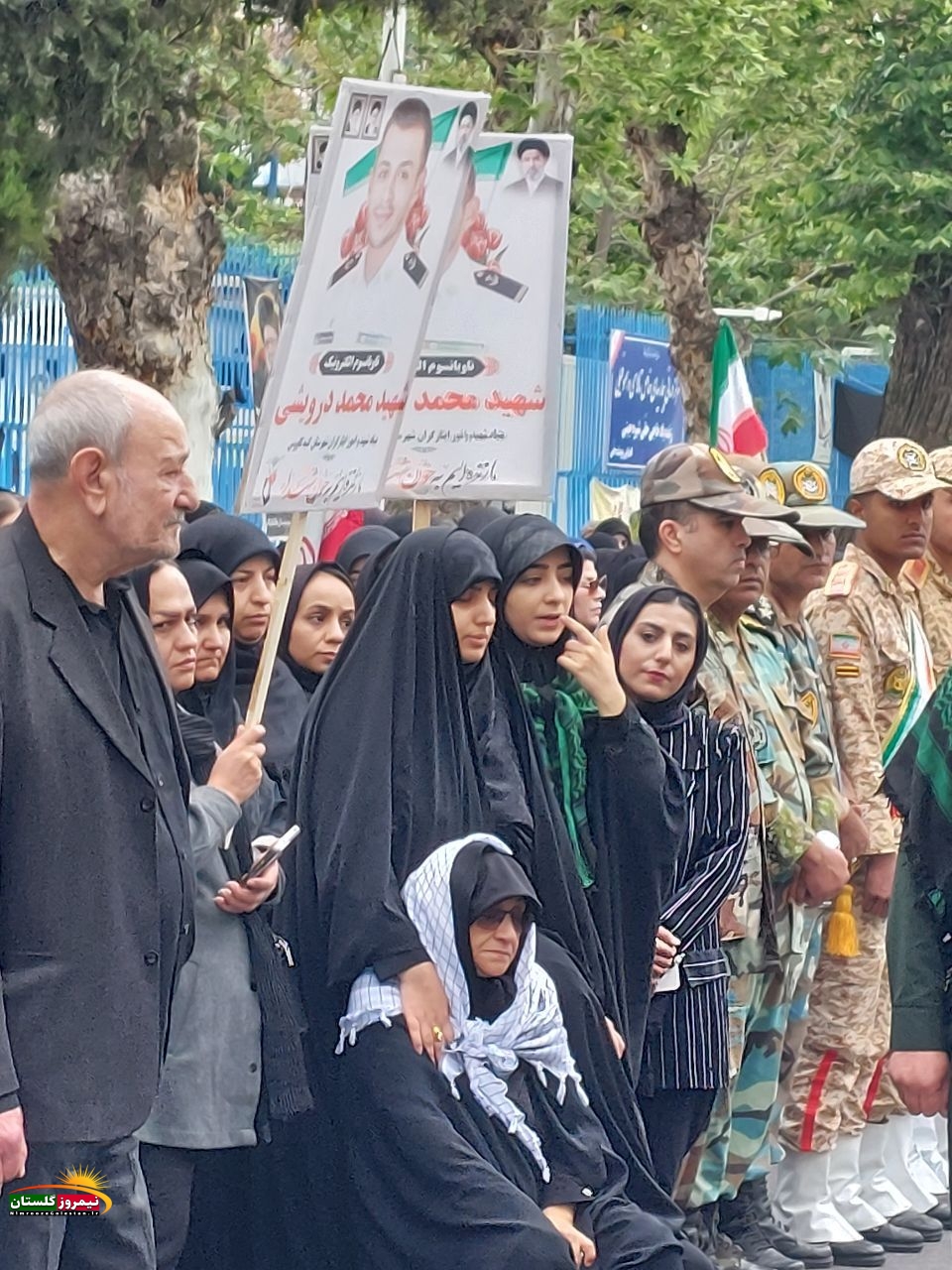 تشییع پیکر مطهر شهید محمد درویشی